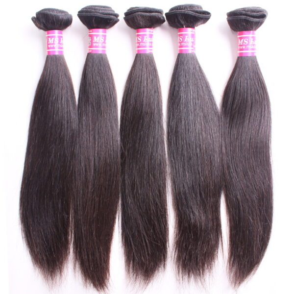 Virgin Hair Bundles Natural Straight 5pcs